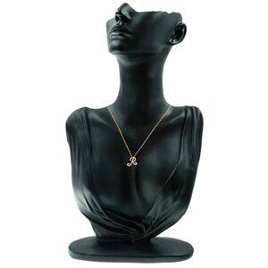 Ponte Vecchio Diamond 0.16ct initial R Necklace 18K